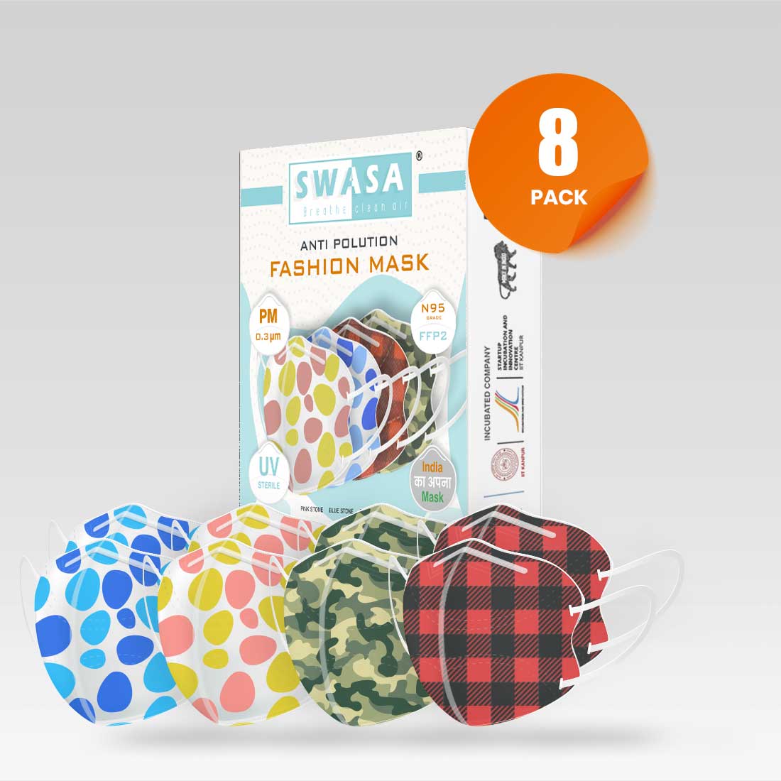 SWASA N95 Fashion Pack 8